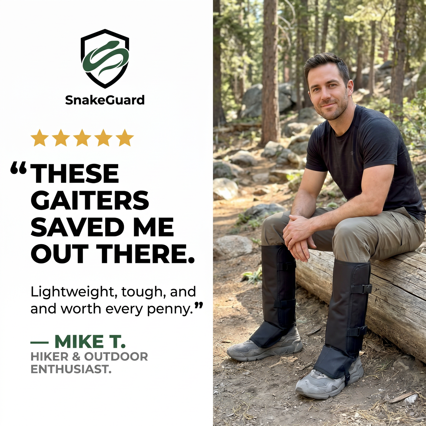 SnakeGuard™ - Tactical Snake Bite Protection for Hunting & Outdoor